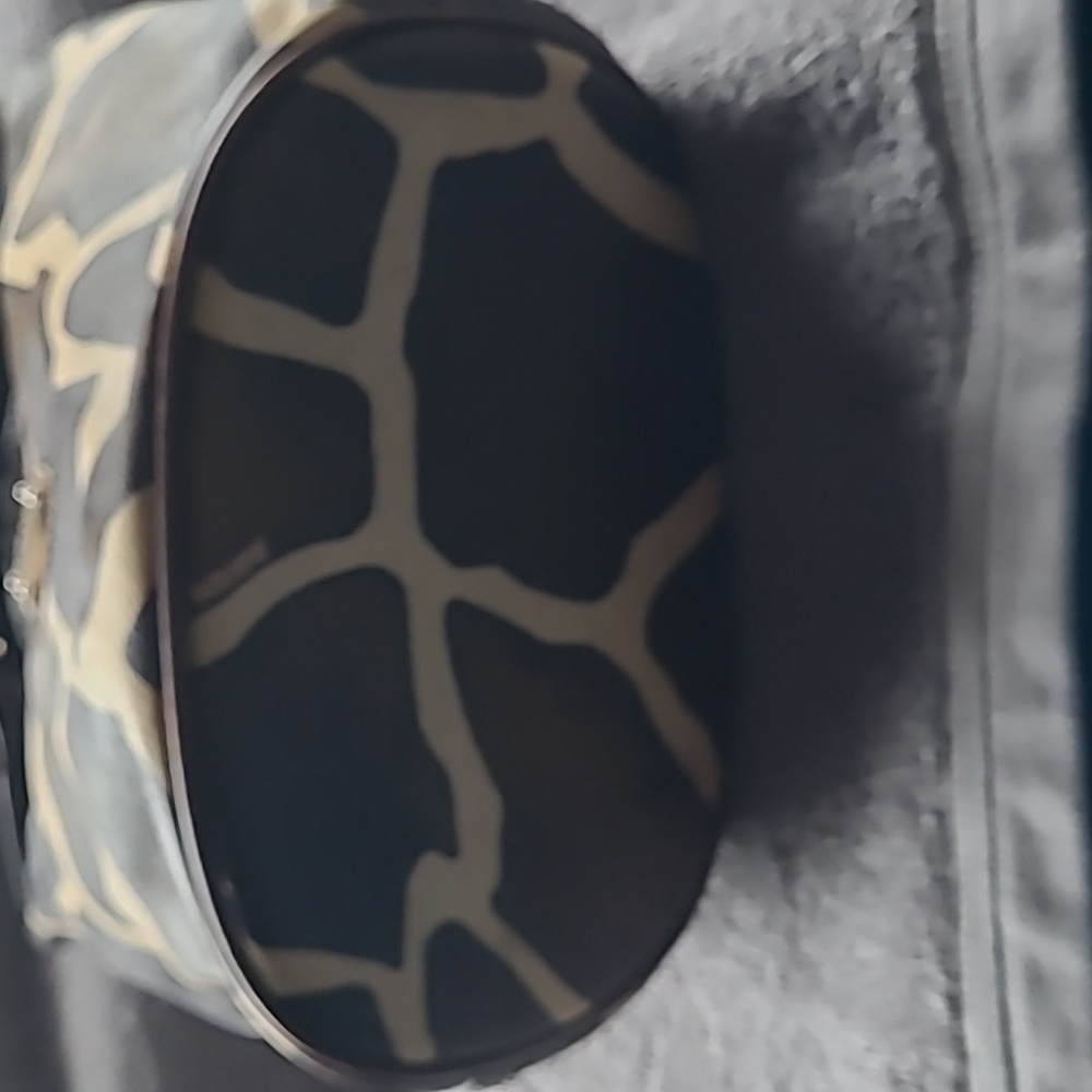 Dooney & Bourke Leather Giraffe Print Mini Bucket Handbag - Picture 3 of 10